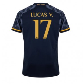 Real Madrid Lucas Vazquez #17 Venkovní Dres 2023-24 Krátký Rukáv